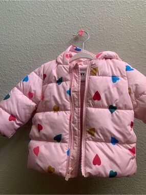 Old Navy Pink Infant Puffer Jacket